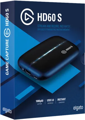 Elgato H D60 S Game Capture Device PNG Image