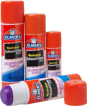 Elmers Disappearing Purple Glue Sticks PNG Image