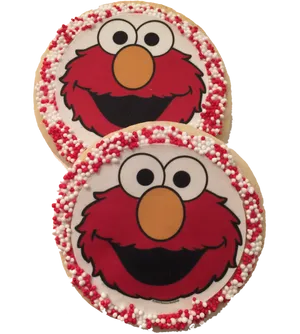 Elmo Face Cookies PNG Image