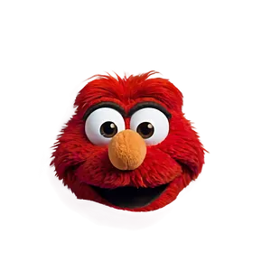 Elmo Face With Big Eyes Png 24 PNG Image