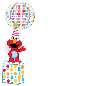 Elmo First Birthday Outfit Png Pmf PNG Image