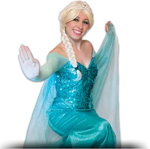 Elsa Cosplay Queenof Arendelle PNG Image