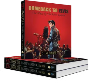 Elvis Comeback68 Book Cover PNG Image