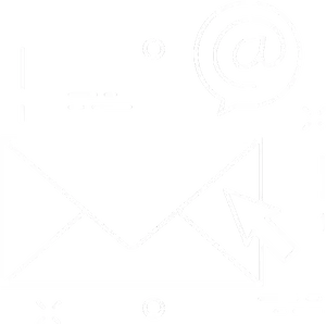 Email Icon White Background PNG Image