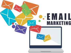 Email Marketing Concept Illustration PNG
