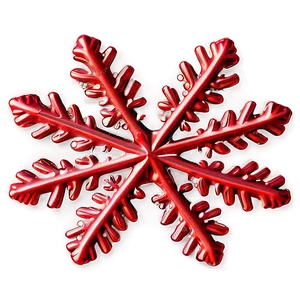 Embossed Red Snowflake Png Rji25 PNG Image