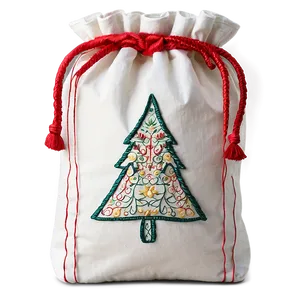 Embroidered Santa Sack Png 06282024 PNG Image