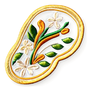 Embroidery Applique Png Dei PNG Image