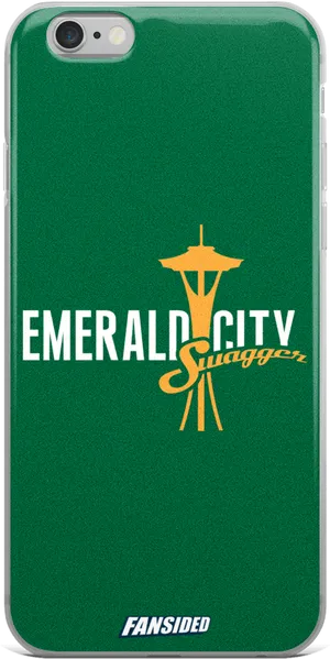 Emerald City Swagger Phone Case PNG Image