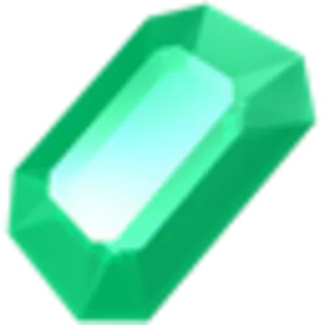 Emerald Green Jade Gemstone PNG Image