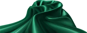 Emerald Satin Texture PNG Image