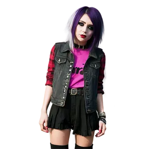 Emo Fashion Outfit Png 05212024 PNG Image