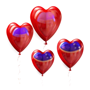 Emoji Heart Balloons Png Jlq PNG Image