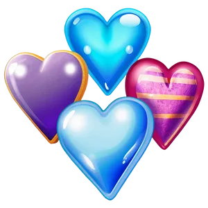 Emoji Hearts For Chat Png 90 PNG Image