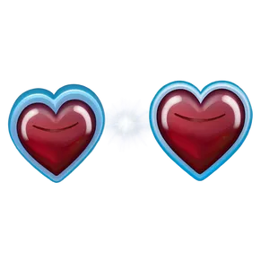 Emoji Hearts In Different Sizes Png 10 PNG Image