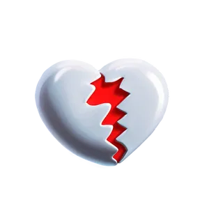 Emoji Of Broken Heart Png 1 PNG Image