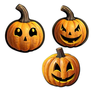 Emoji Pumpkin Carving Patterns Png Tuk65 PNG Image