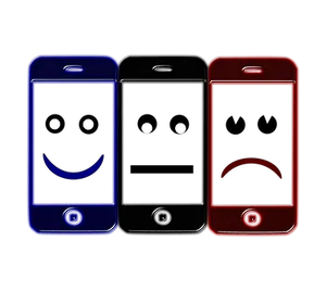 Emotion Phones Concept PNG Image