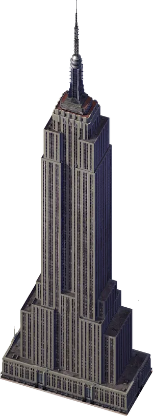Empire_ State_ Building_ Night_ View PNG