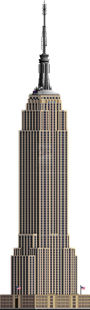 Empire State Building Nighttime PNG