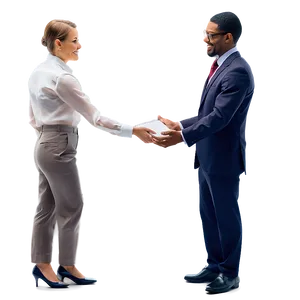 Employee Negotiating Deal PNG 06202024 PNG