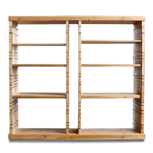 Empty Bookcase Design Png 68 PNG Image