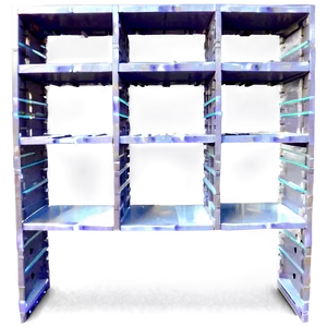 Empty Bookshelf C PNG Image