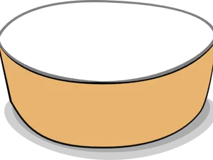 Empty Cartoon Bowl Illustration PNG Image