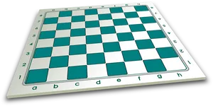 Empty Chessboard3 D Perspective PNG Image