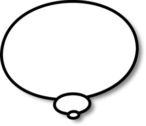 Empty Comic Speech Bubble PNG Image