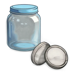 Empty Glass Jar Clipart Png Ism57 PNG Image