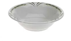 Empty White Ceramic Bowl PNG Image