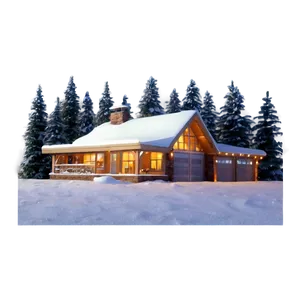 Encanto House Winter Wonderland Png Svs12 PNG Image