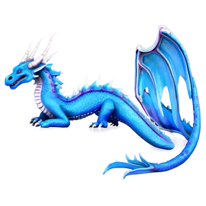 Enchanted Blue Dragon Png Vvp82 PNG Image