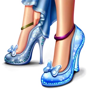 Enchanted Cinderella Shoe Png 06292024 PNG Image