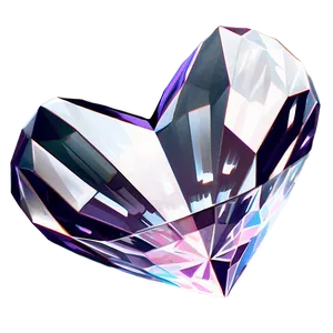 Enchanted Diamond Heart Drawing Png Oaf PNG Image