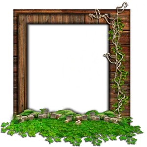 Enchanted Forest Frame PNG Image