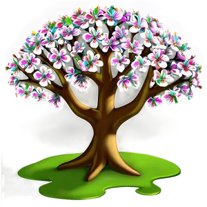 Enchanted Garden Flower Tree Png 67 PNG Image