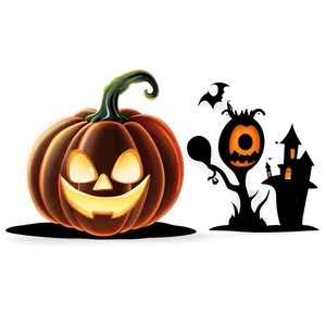 Enchanted Halloween Cartoon Night Png 06252024 PNG Image