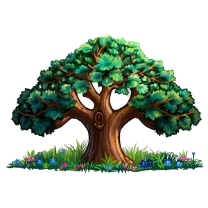 Enchanted Oak Forest Png Yee70 PNG Image