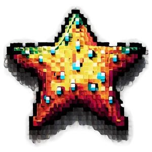 Enchanted Pixel Star Png 06212024 PNG Image