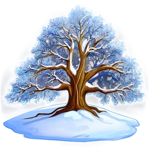 Enchanted Snowy Tree Png 73 PNG Image