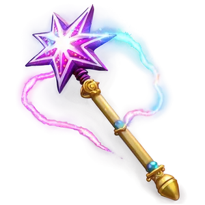 Enchanted Star Wand Png Ecn PNG Image