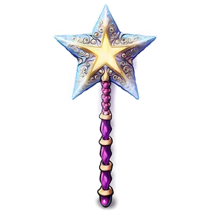 Enchanted Star Wand Png Kky PNG Image