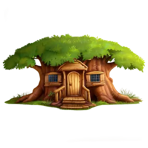 Enchanted Tree House Png 06282024 PNG Image