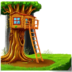 Enchanted Tree House Png Clf PNG Image