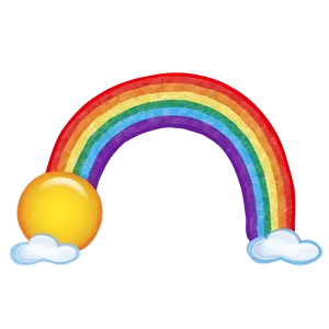 Enchanting Rainbow Png Hcx43 PNG Image