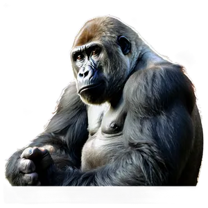 Endangered Gorilla Harambe Png Jyw15 PNG Image