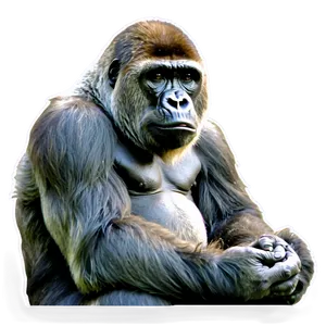 Endangered Gorilla Harambe Png Ybw PNG Image