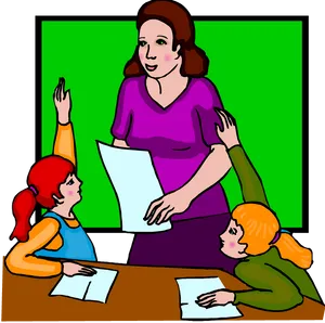 Engaged Classroom Interaction PNG Image